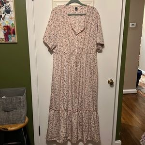Emory Rose pale pink flower dress
